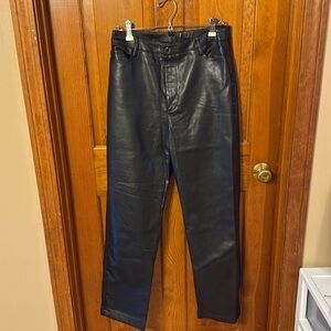 Black Leather Pants